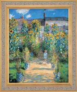 絵画：クロード・モネ《 ヴェトゥイユのモネの庭 》