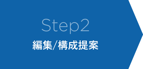 Step2 編集/構成提案