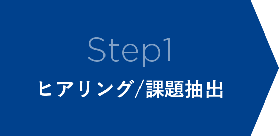 Step1 ヒアリング/課題抽出