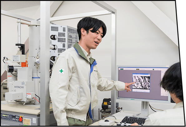 インタビューの様子