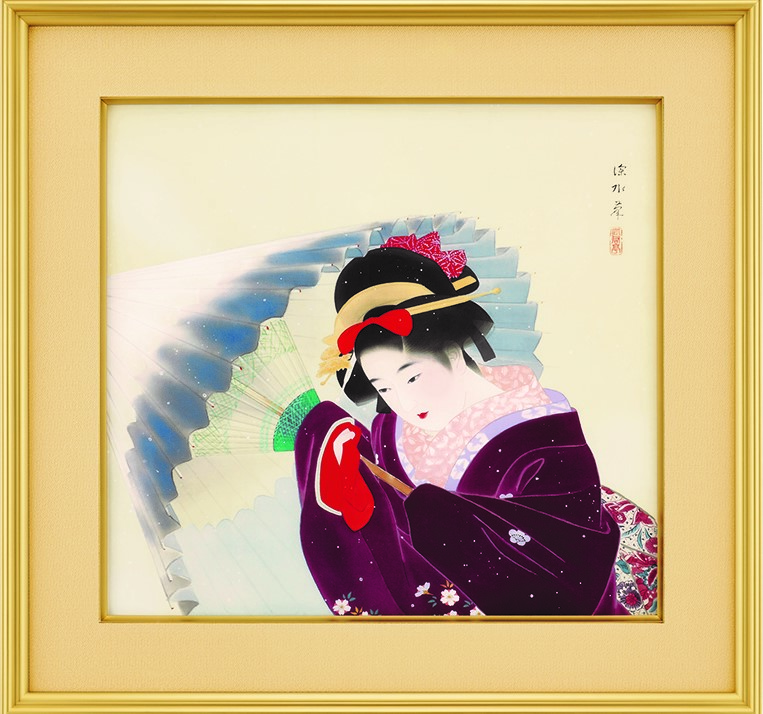 彩美版<sup>®</sup>シルクスクリーン 伊東深水「吹-ニュース 