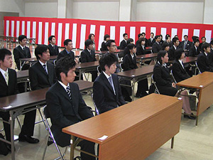 入社式の様子2