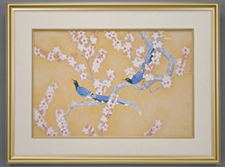 絵画:上村松篁筆「春輝」