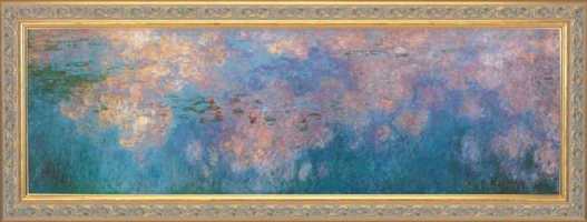 絵画：クロード・モネ《睡蓮、水のエチュード‐雲》