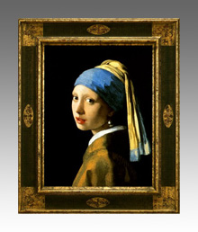 高級美術複製画 ヨハネス・フェルメール「真珠の耳飾りの少女 